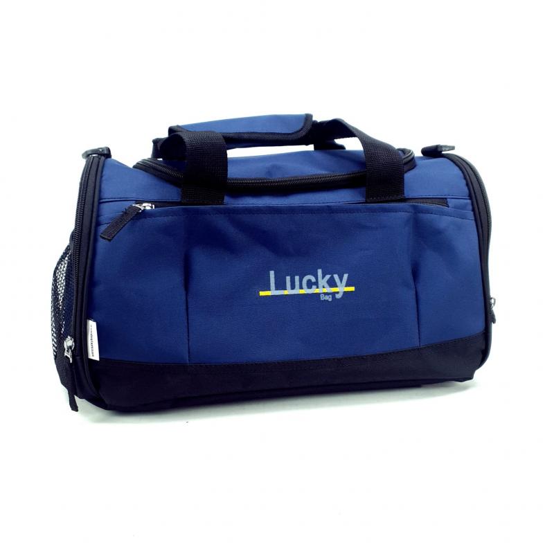 LuckyBag Lacivert Set Günlük Spor Valiz ve Seyahat Valiz Çanta Büyük Boy