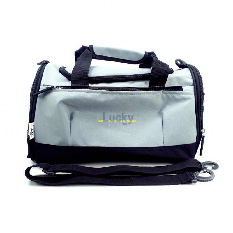 LuckyBag Gri Günlük Spor Valiz ve Seyahat Valiz Çanta