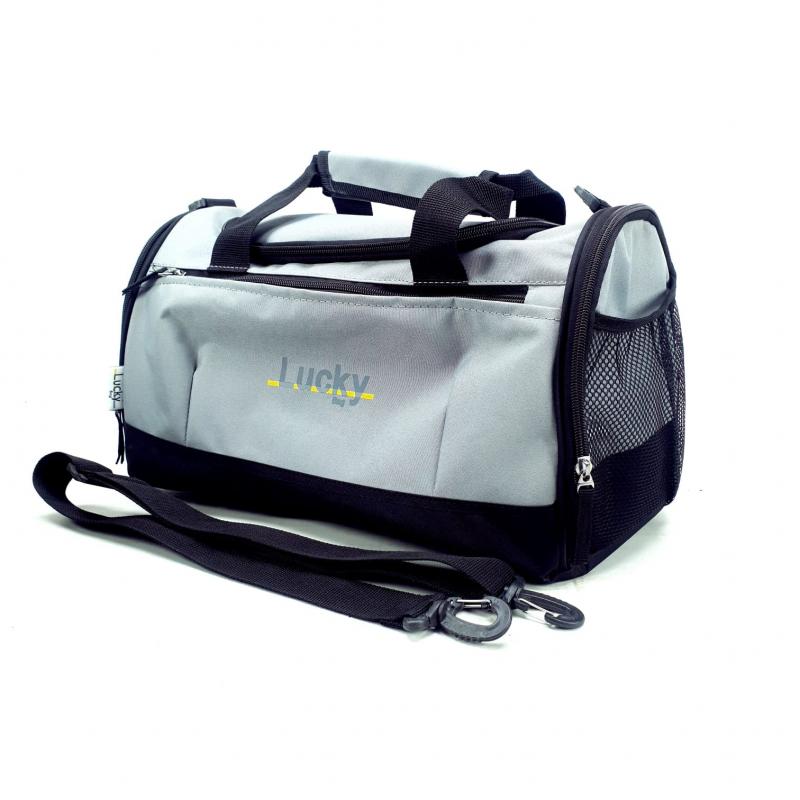 LuckyBag Gri Günlük Spor Valiz ve Seyahat Valiz Çanta