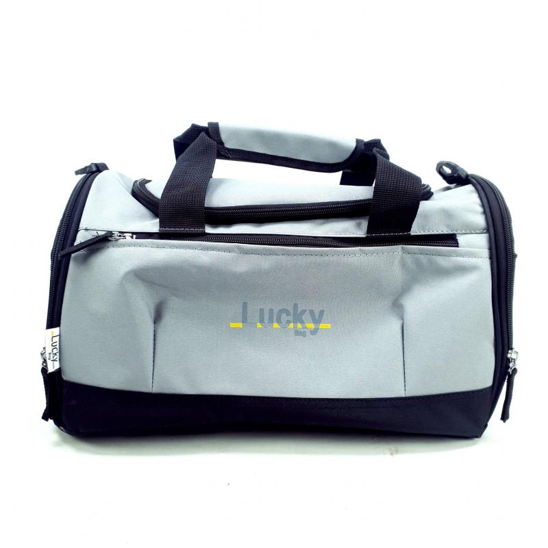 LuckyBag Gri Günlük Spor Valiz ve Seyahat Valiz Çanta